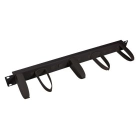   Logilink 19" kábelrendező 1U, forgó kampókkal, fekete (OR105B)