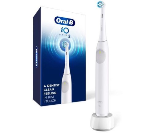 Oral-B iO2 elektromos fogkefe, Simple White, fehér