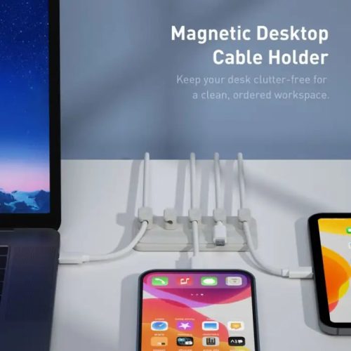 Well ORG-CABEL-M0305GY-WL kábel rendező, mágneses kábel rendszerező