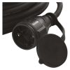 Emos P01805 Kültéri hosszabbító 5 m / 1 aljzat / fekete / gumi-neoprén / 250 V / 1,5 mm2