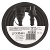 Emos P01810 Hosszabbító 10 m / 1 aljzat / fekete / gumi-neoprén / 250 V / 1,5 mm2