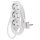 Emos P0321R Hosszabbító 1,5 m / 3 aljzat / fehér / PVC / 1,5 mm²