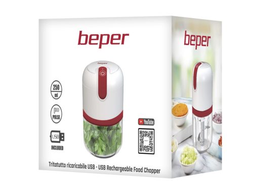 Beper P102ROB050 USB-s újratölthető ételaprító