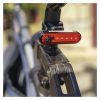 EMOS P3923 első + hátsó tölthető LED kerékpár lámpa, 90 lm, 500 mAh/3,7V