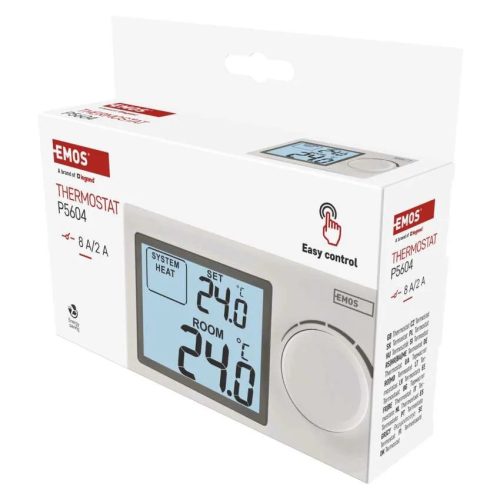 EMOS Manuális vezetékes szobatermosztát P5604