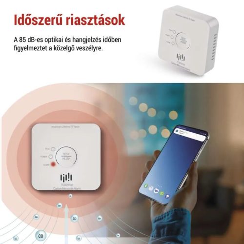 EMOS GoSmart Okos Szén-monoxid érzékelő TCS0101W wifivel (P56400S)