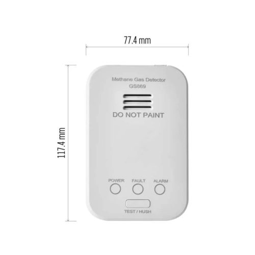 EMOS GS869 gázérzékelő, 230V tápellátás, fehér (P56450)
