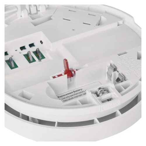 EMOS P56502 füstérzékelő és jelző. 85dB, 230V AC, további érzékelőkhöz csatlakoztatható (TSS890B-HI)
