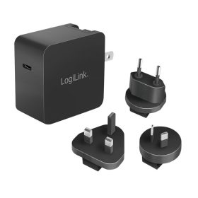   Logilink USB utazási töltő, GaN, 1 port, USB-CF, 65 W, PD-vel (PA0302)