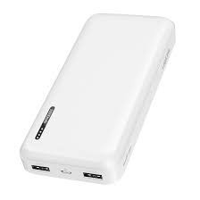 Logilink Powerbank 20.000 mAh, 2x USB-A, 1x USB-C, fehér