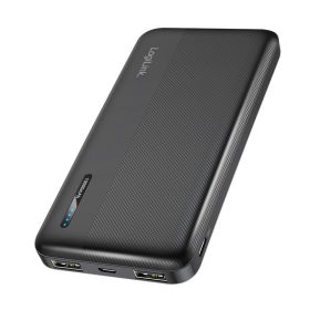   Logilink Powerbank 10 000 mAh, 2x USB-A, USB-C, gyorstöltés funkcióval, fekete (PA0338RF)