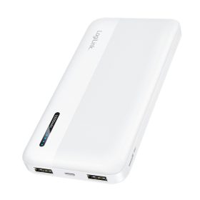   Logilink Powerbank 10 000 mAh, 2x USB-A, USB-C, gyorstöltés funkcióval, fehér (PA0338WRF)
