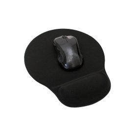   Manhattan PAD-GEL-BK-MNH Egérpad zselés csuklótámasszal, fekete