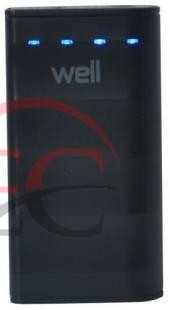 Well PBANK-THOR40BK-WL Power bank univerzális akkumulátortöltő 4.000 mAh