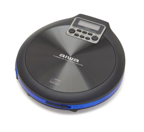 Aiwa PCD-810BL Hordozható CD-lejátszó – Klasszikus Zenehallgatás Modern Kényelemmel, fekete/kék színben