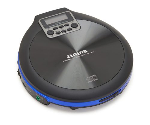 Aiwa PCD-810BL Hordozható CD-lejátszó – Klasszikus Zenehallgatás Modern Kényelemmel, fekete/kék színben