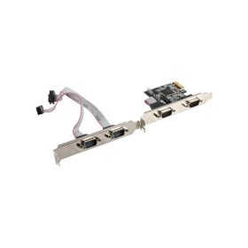   LANBERG PCI EXPRESS X1 KÁRTYA->4X DB-9(COM) ALACSONY PROFILÚ