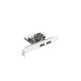   LANBERG PCI EXPRESS X1 KÁRTYA->2X USB-A 3.1 GEN1 ALACSONY PROFILÚ