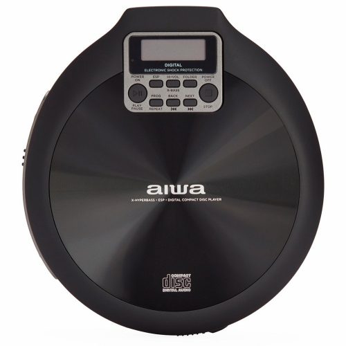 Aiwa PCP-850RD Hordozható MP3 Discman X-HyperBass és 50mp ESP védelemmel, fülhallgatóval és igényes tárolóval, piros (PCP-850RD)