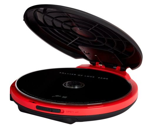 Aiwa PCP-850RD Hordozható MP3 Discman X-HyperBass és 50mp ESP védelemmel, fülhallgatóval és igényes tárolóval, piros (PCP-850RD)