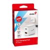 Genius PD-20ACP 20W USB/Type-C fehér hálózati adapter + kábel