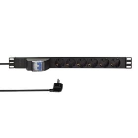   LogiLink 19" PDU 6-utas, 2 pólusú megszakítóval (PDU6C02)