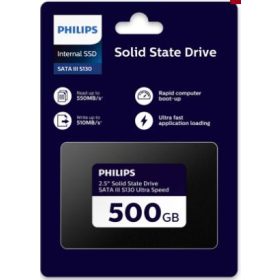   Philips S130 Ultra Speed belső SSD 2.5" SATA III - 500GB