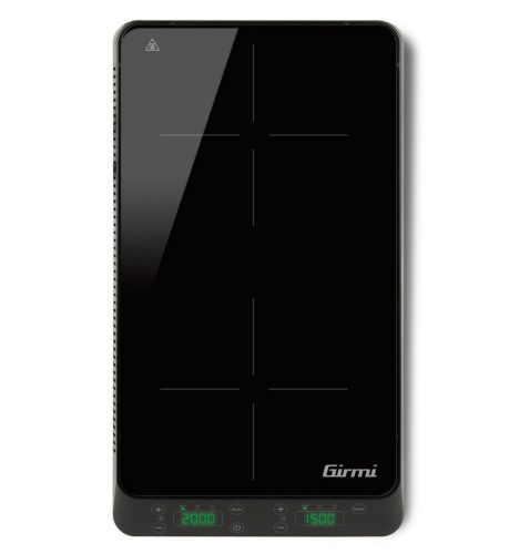 Girmi PI52 dupla indukciós főzőlap digitális kijelzővel, 3500 W teljesítménnyel és precíz hőszabályozással (PI5200)