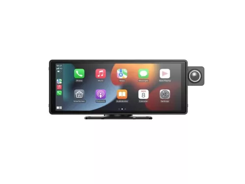 Well PLAY-CAR-EYEBALL-WL Eyeball multimédiás autós navigáció, 10,26" kijelző, Apple Carplay és Android Auto vezeték nélküli