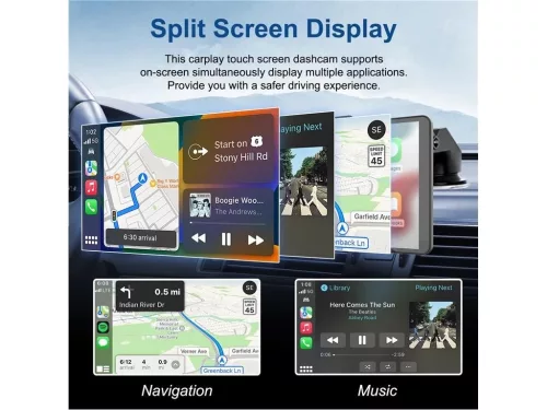Well PLAY-CAR-SPIFFY-WL Multimédiás autós navigáció Spiffy, 7" kijelző, Apple Carplay és Android Auto vezeték nélküli