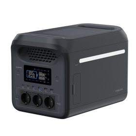   Logilink Hordozható erőmű, 1800 W, LiFePO4 akkumulátor, Tuya kompatibilis, fekete (PPS1800)