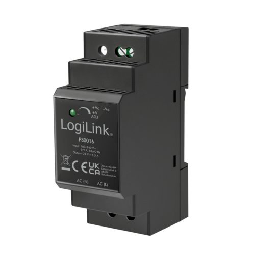 Logilink DIN-sínes tápegység 36 W / 24 V