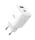 Well PSUP-USB-WPD3301WE-WL 1x USB-A- 1xUSB-C GaN, PD Hálózati töltő – Fehér (30W)