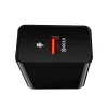 Well PSUP-USB-WQ11802BK-WL fali töltő 1 USB QC 3.0 18W, fekete