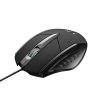 Inphic PW1S gamer egér RGB 1200 DPI (fekete)
