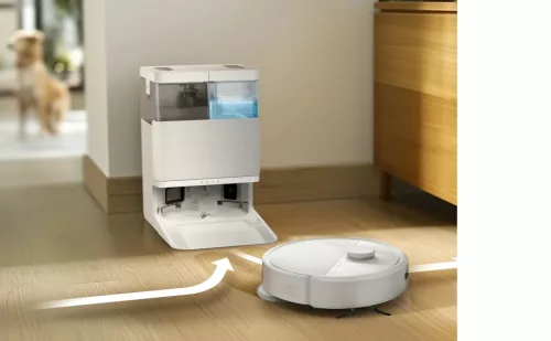 iRobot Roomba Plus 405 Combo robotporszívó AutoWash dokkolóval, fehér