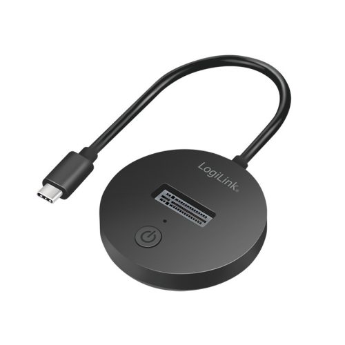 Logilink USB 3.2 Gen 2 gyorsport, 1 rekesz M.2 NVMe (PCIe) és SATA (NGFF) SSD-khez