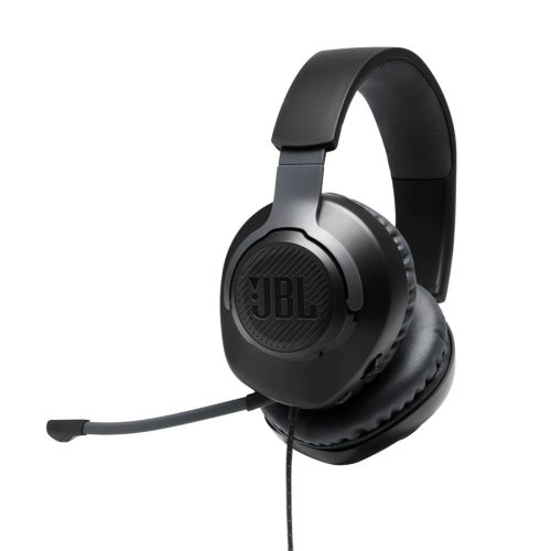 JBL Quantum 100BK Gamer fejhallgató, fekete