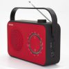 Aiwa R-190RD Stílusos és Hordozható Rádió a Mindennapokra, piros/fekete színben