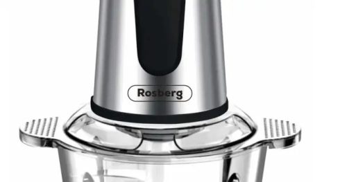 Rosberg R51111E aprító, 4 kés, üveg, 500W, 3L