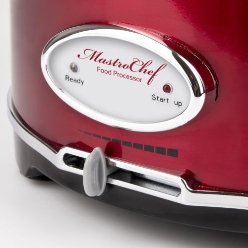 Girmi RB90 MastroChef Professzionális, multifunkciónális robotgép, aprító, keverő, daraboló, piros színű, 600W