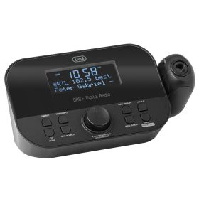   Trevi RC 85D8 DAB Digitális ébresztőórás rádió FM és DAB vevővel, időkivetítővel
