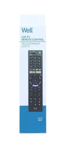 Well RC-UNIV-SO02-WL Sony LCD utángyártott távirányító Smart TV-hez