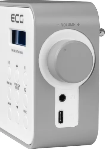 ECG RD 110 DAB White DAB+/FM rádió