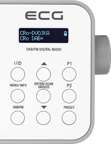 ECG RD 110 DAB White DAB+/FM rádió