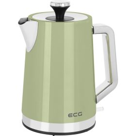   ECG RK 1766 Vintage Olive Elektromos vízforraló 1,7L, 2200W
