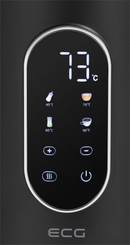 ECG RK 1799 Smart Black Elektromos vízforraló, 1700W