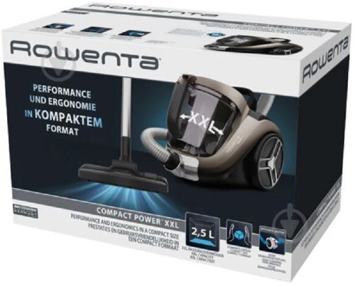 Rowenta RO4866EA Porzsák nélküli porszívó - Fekete
