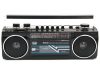 Trevi RR501 Hordozható kazettás rádió és MP3/USB lejátszó, Bluetooth funkcióval - fekete
