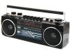 Trevi RR501 Hordozható kazettás rádió és MP3/USB lejátszó, Bluetooth funkcióval - fekete